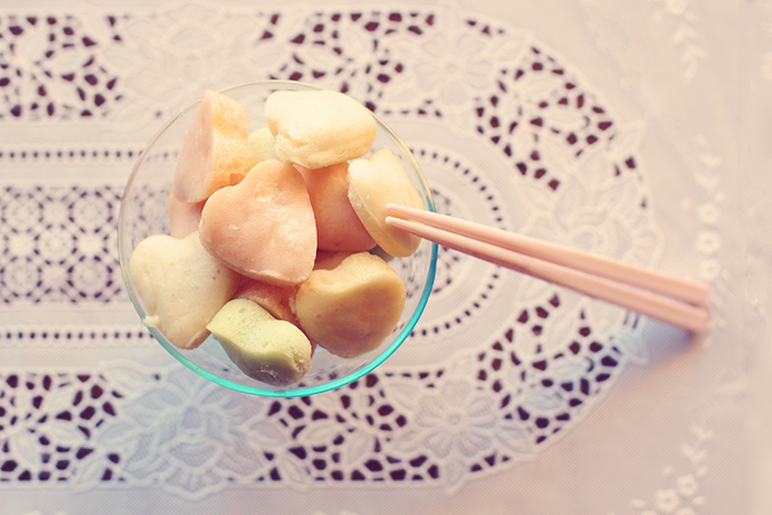 wedding food, kawaii, japanese food and heart