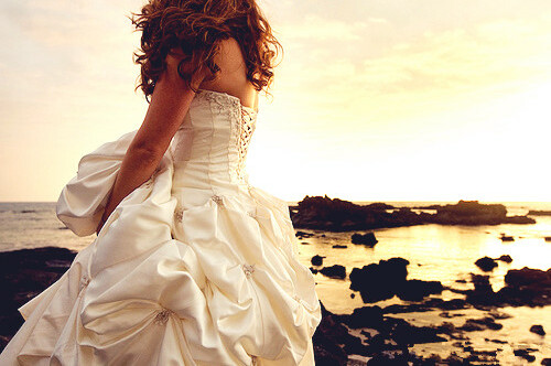 girl, beautiful and wedding dress