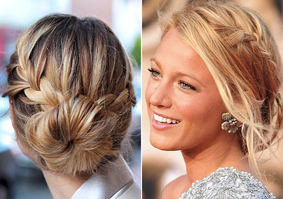 style, braided bun and beautiful