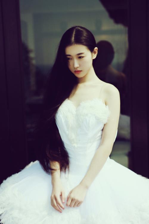 wedding dress, model, hair and women
