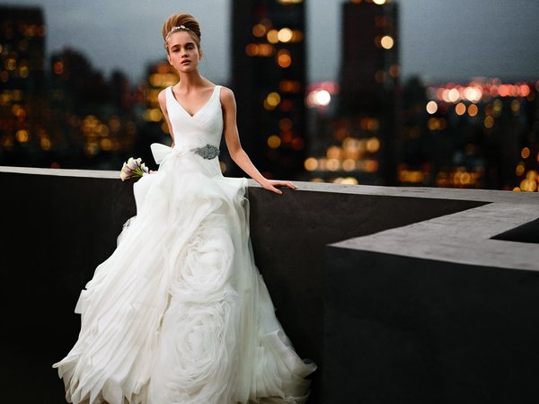 wedding dress, model and bridal
