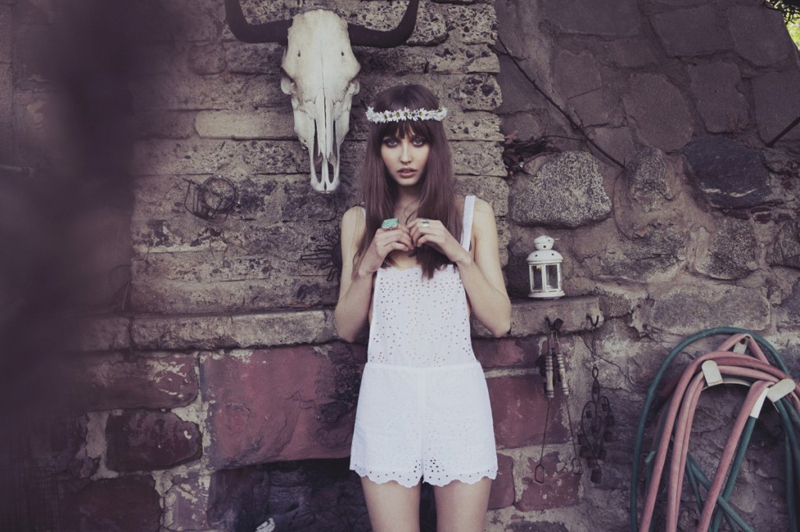 dress, hippie, spells and model