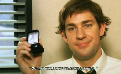 ring, love and the office