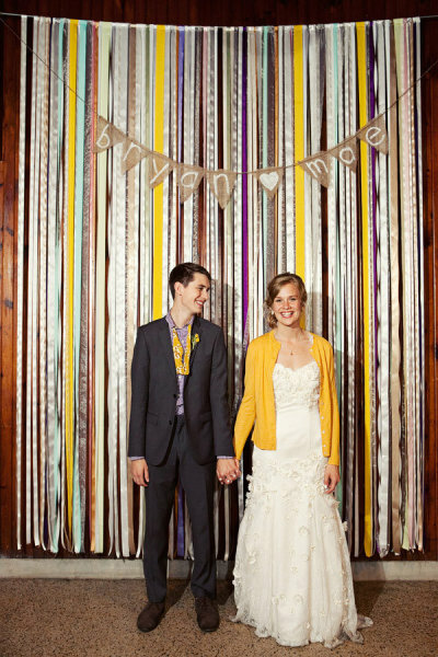 ribbons, colorful party ideas and wedding ideas