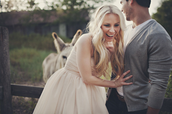 bride, girl and groom