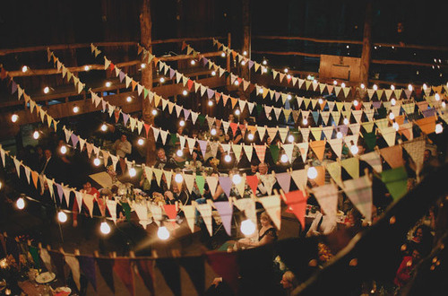 people, night and decorations