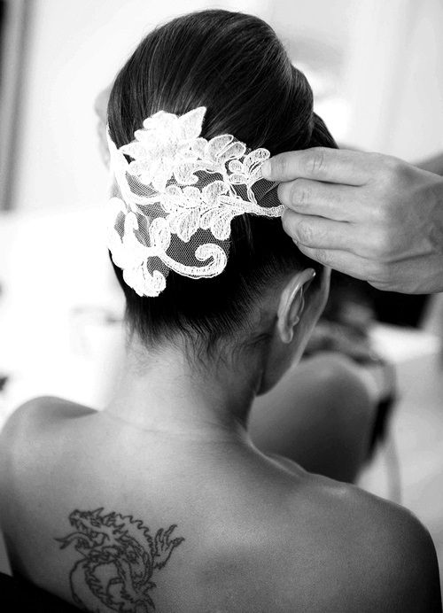 dani bolina and black and white