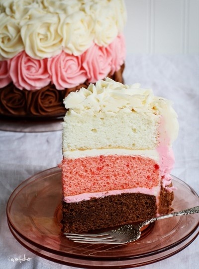 cake, romantic and strawberry