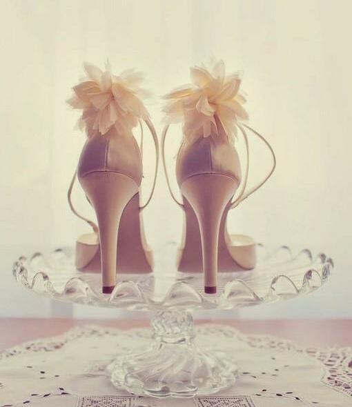 wedding shoes, high heels, art and bej