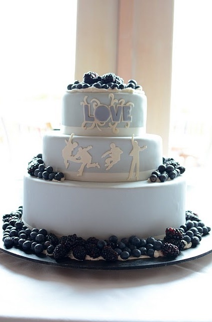 beatles, cake and blueberries