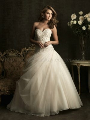 bride, lace wedding dress and fashion