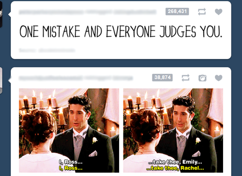 F.R.I.E.N.D.S., mistake and emily