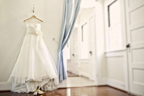 dress, romantic dress and pastel