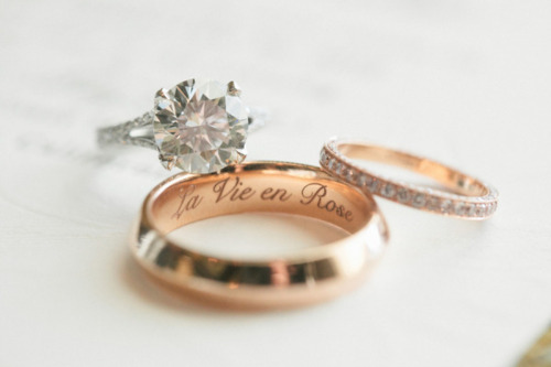 la vie en rose, diamonds and bagues