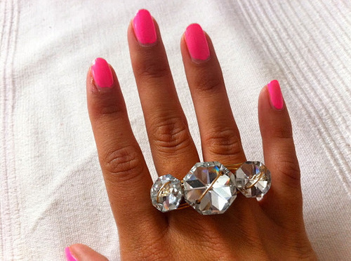 blonde, cloth and bling