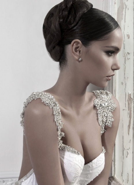 inbal dror, gorgeus and bride dress