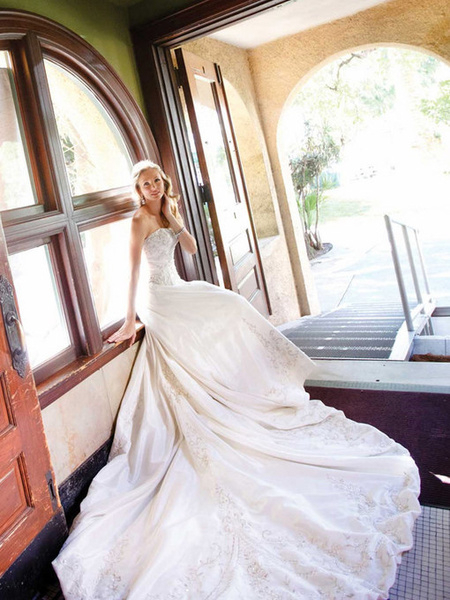women, beautiful and wedding dress