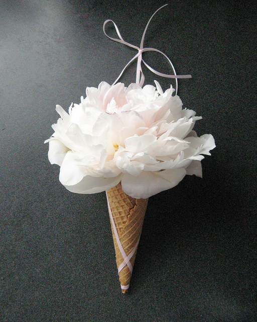 sweet, white, flowers and icecream