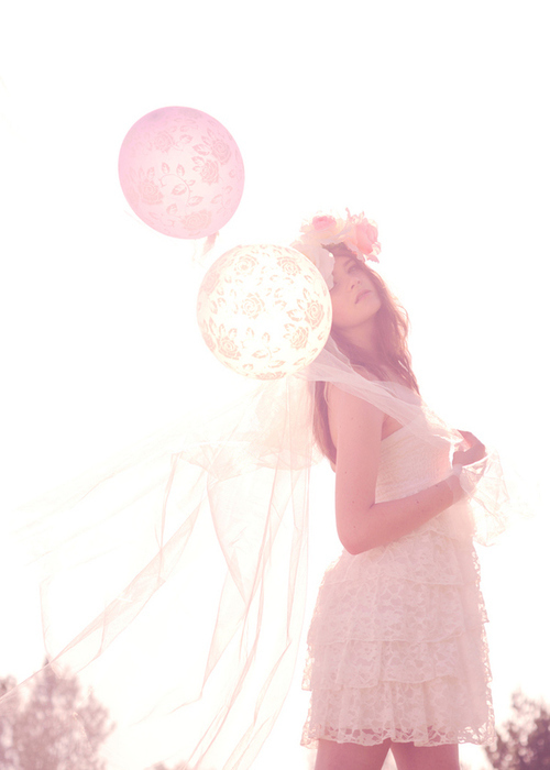 soft, balloons and dress