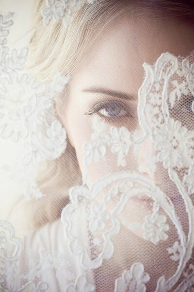 blonde, white laces and bride