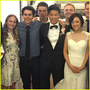 dylan o'brien, ki hong lee and will poulter