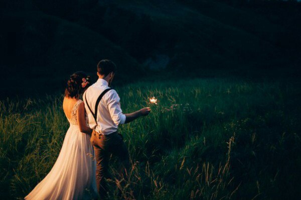 guy, couple and field