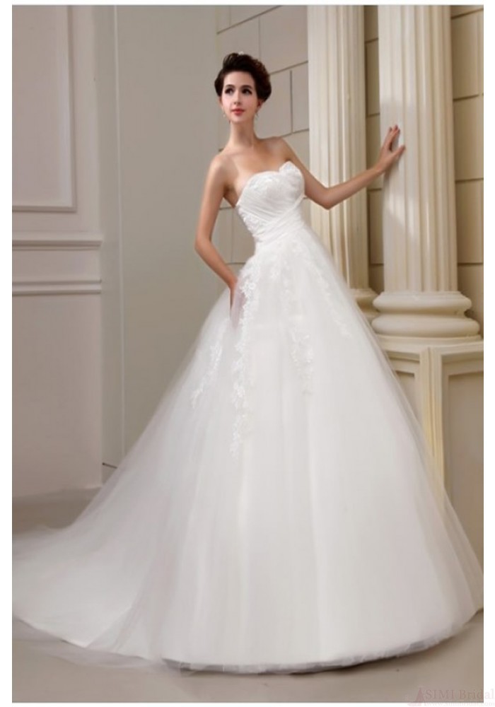 strapless wedding dresses, long wedding dresses, elegant wedding dresses and ball gown