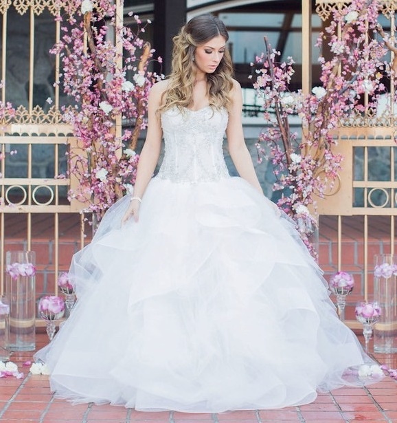 tulle, tumblr, glamorous and bridal