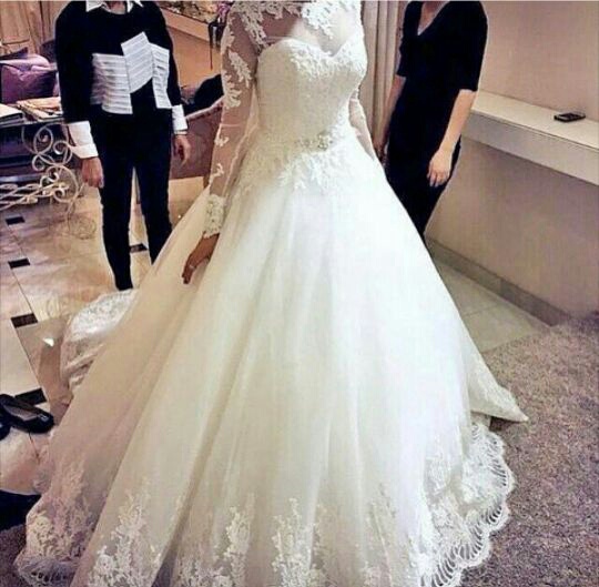 robe, mariage, dress and dentelle