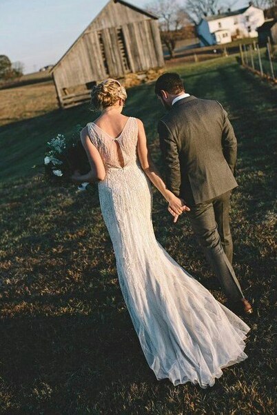 garden, village and wedding day