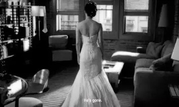 sad, burke and cristina yang