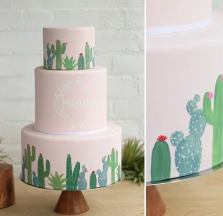 cake art, wedding cakes, cakes and cactus