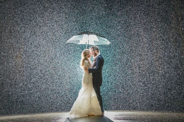 kiss, couple and umbrella