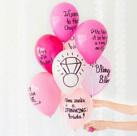 pink, balloons and girls