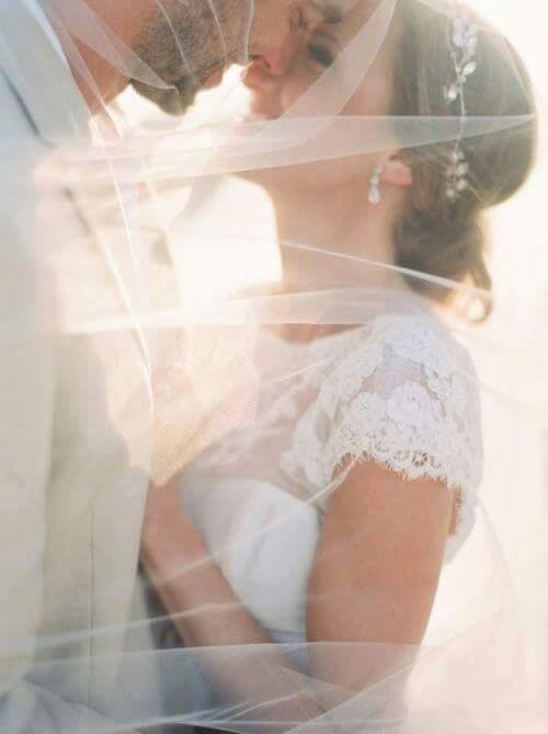 happy, white, groom and bride