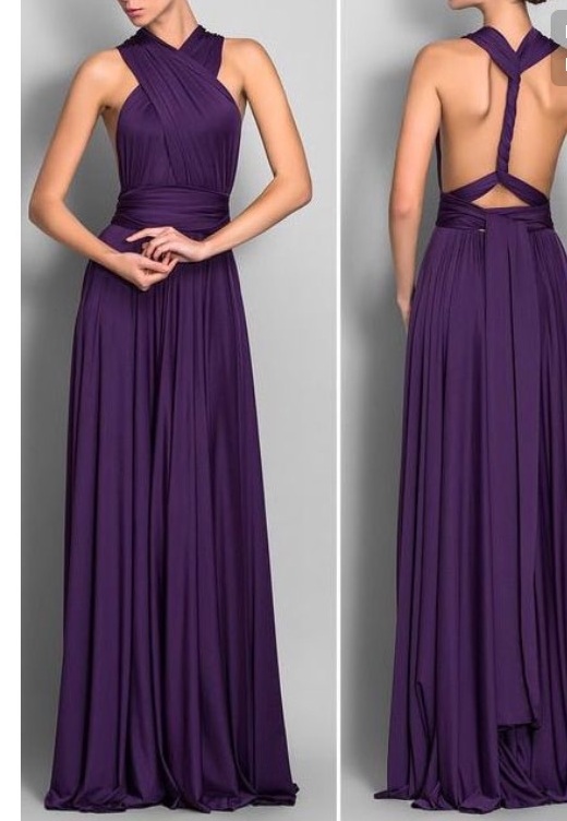 purple, dresses and bridesmaids