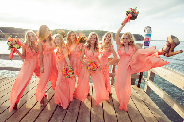 bridal party, weddings and jumpsuits
