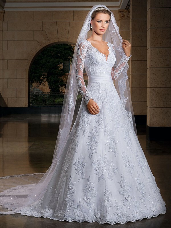 fashion wedding dress, simple wedding dress and modern wedding dress