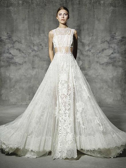 white, lace and dress