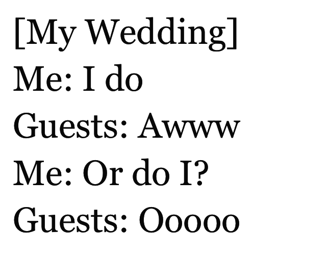 haha, lol and me