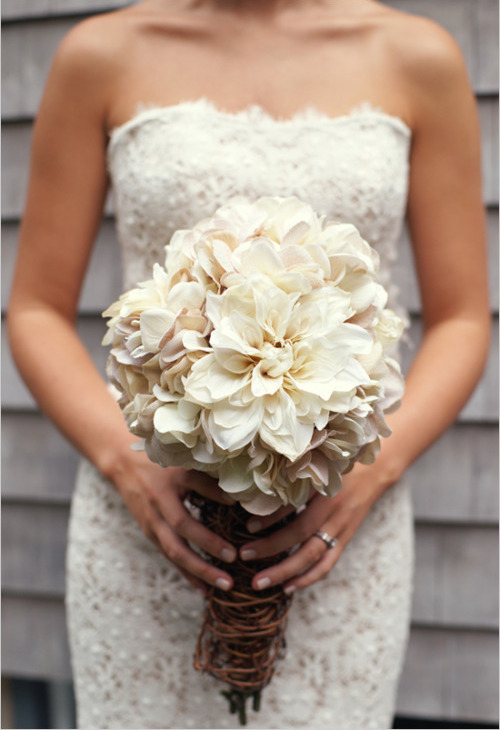 beauty, classy, flowers and wedding dress