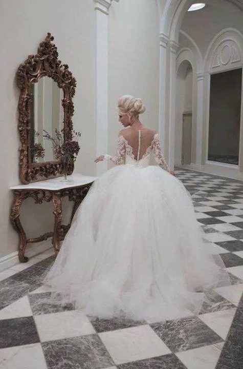 pretty, married, gown and marry