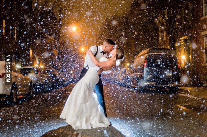 cold, citylights, weddingdress and sky