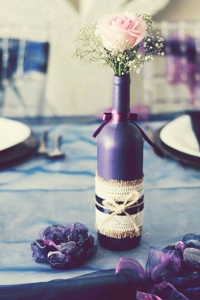 decor, purple, rose and vintage