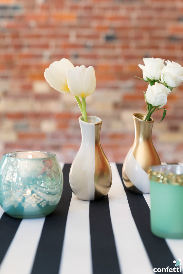 confetti.co.uk, center piece, wedding decor and vase