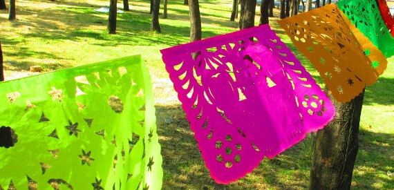 mexican party decor, table decoration and aztec home decor