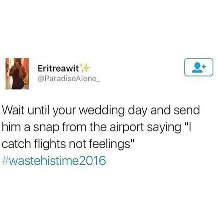 no feelings, snap, flight and text