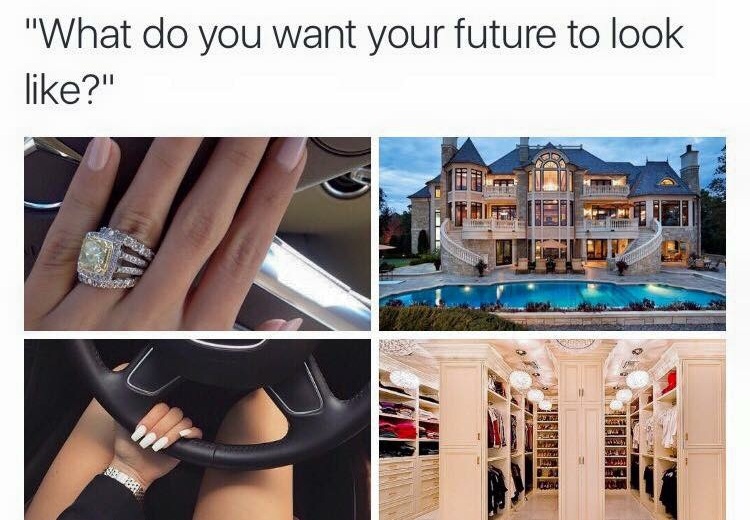 car, house, expensive and future