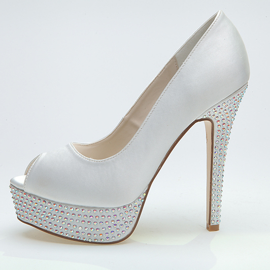 white wedding shoes, simple wedding shoes and modern women shoes