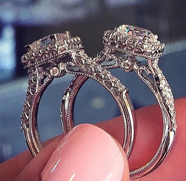 diamont, rings and love